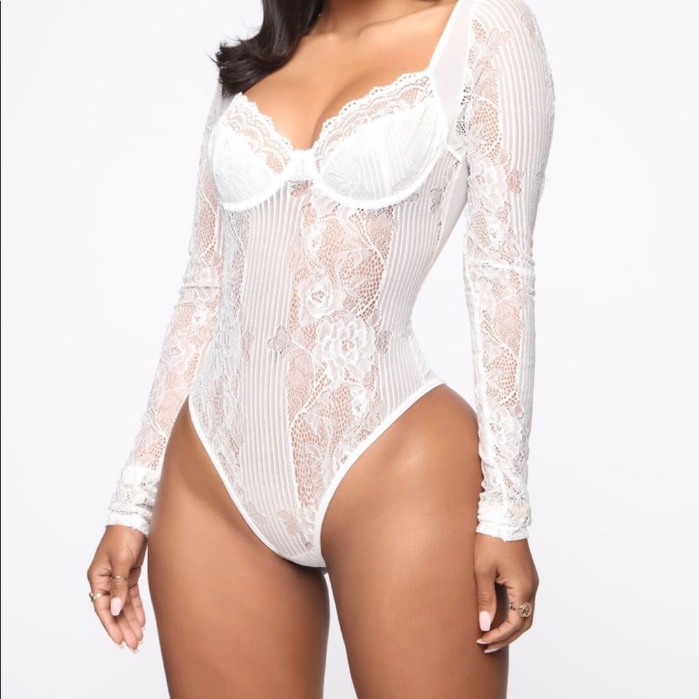 Take it to Heart Lace bodysuit